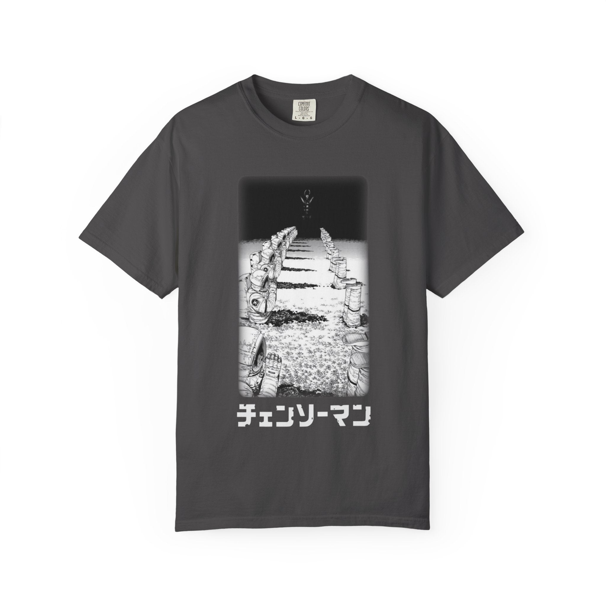 Chainsaw Man Darkness Devil T-Shirt | Black & White Manga Graphic Tee | Japanese Anime Streetwear