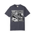 Chainsaw Man Shark Fiend T-Shirt | Black & White Manga Graphic Tee | Japanese Anime Streetwear