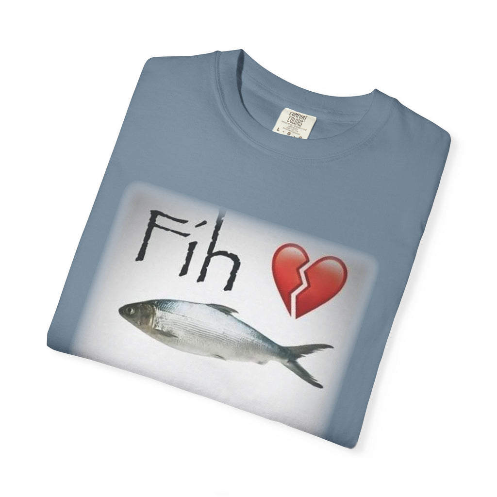 Fih Heart Break Call Meme Shirt | Funny Fish Pun Graphic T-Shirt