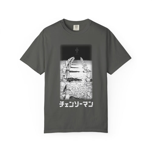Chainsaw Man Darkness Devil T-Shirt | Black & White Manga Graphic Tee | Japanese Anime Streetwear