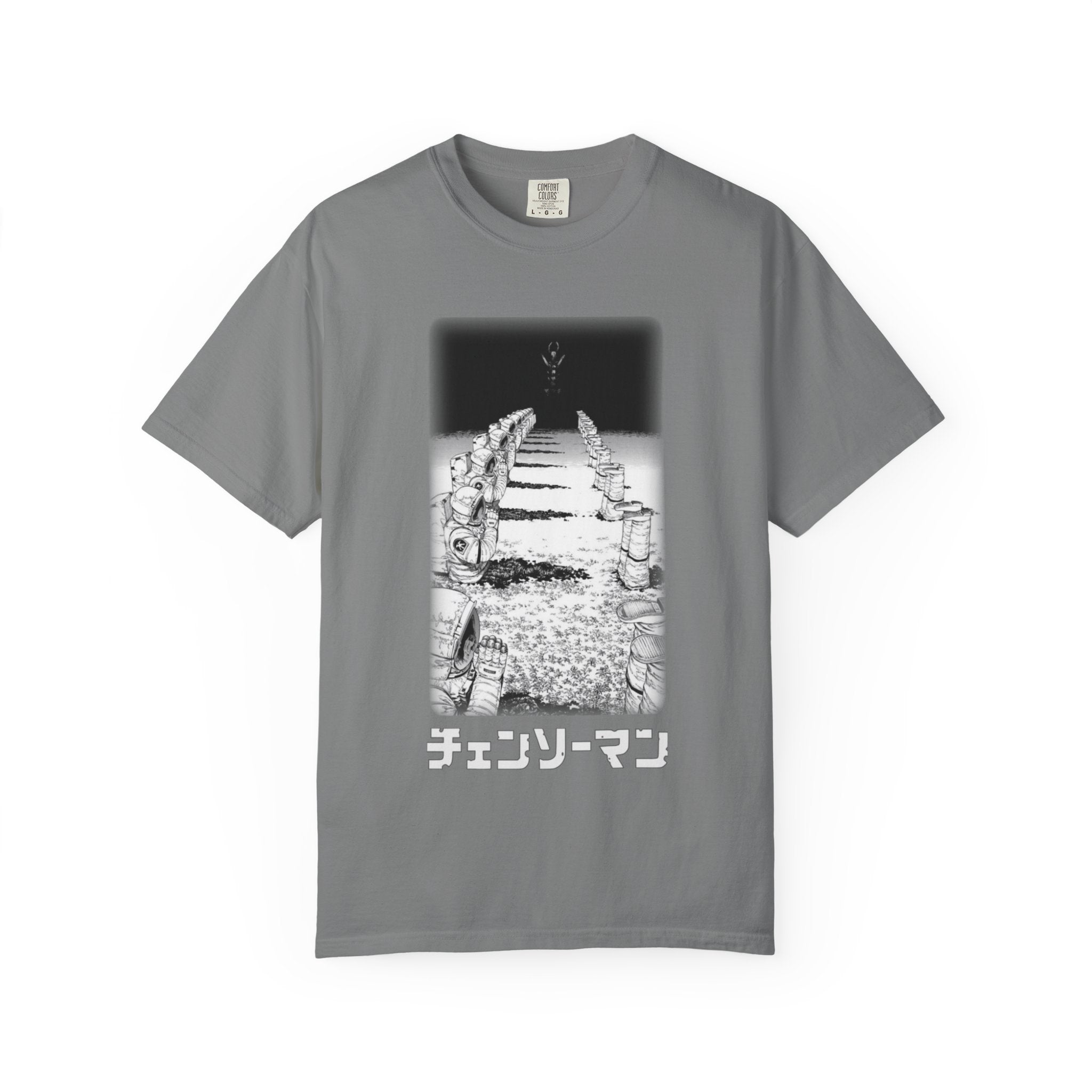 Chainsaw Man Darkness Devil T-Shirt | Black & White Manga Graphic Tee | Japanese Anime Streetwear