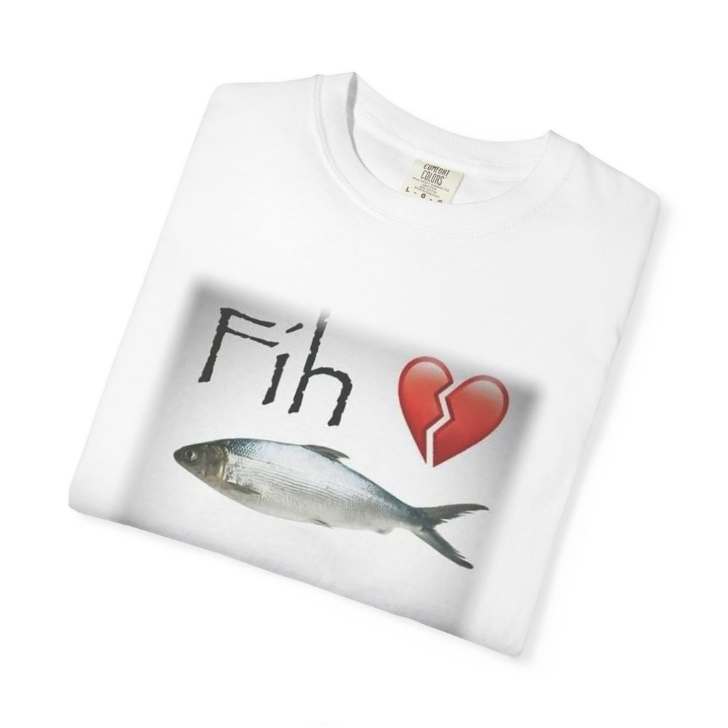 Fih Heart Break Call Meme Shirt | Funny Fish Pun Graphic T-Shirt
