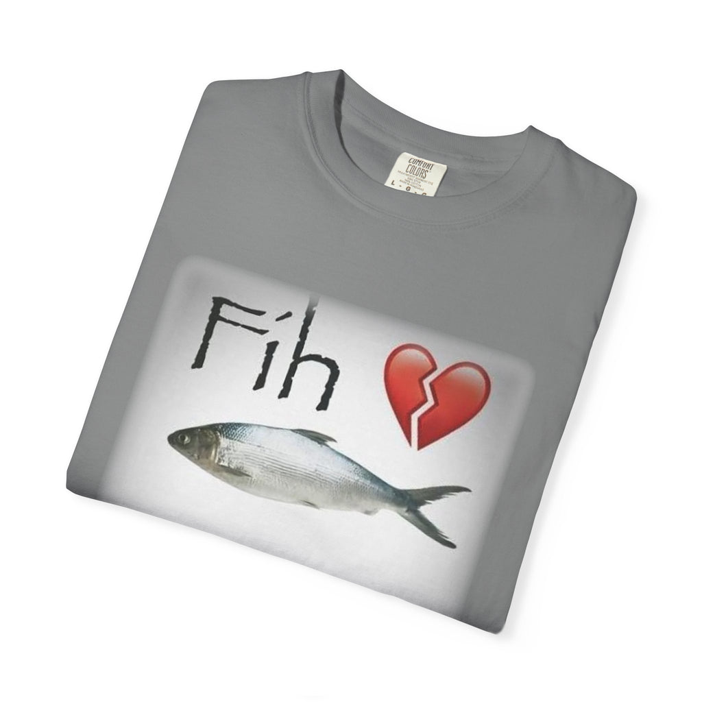 Fih Heart Break Call Meme Shirt | Funny Fish Pun Graphic T-Shirt