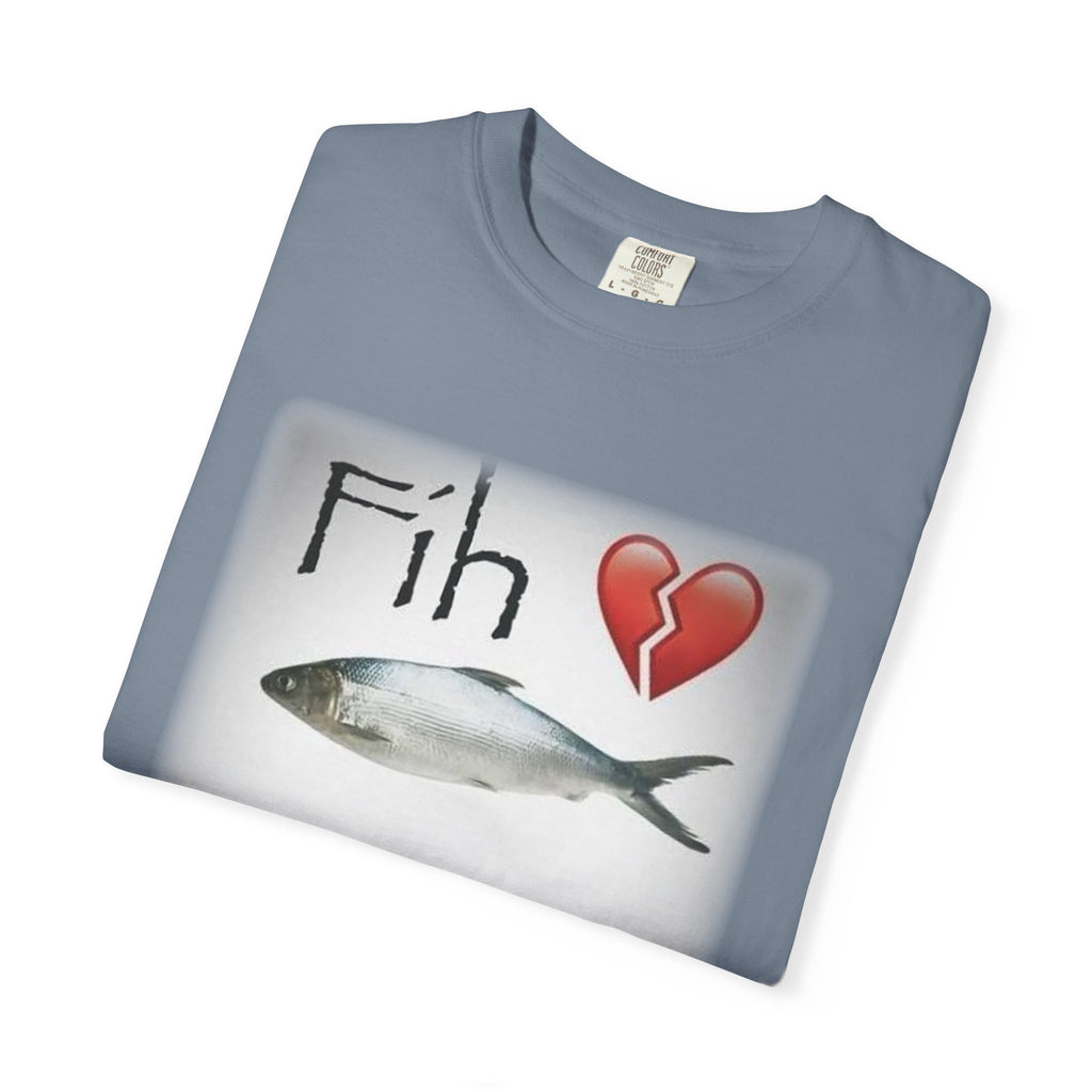 Fih Heart Break Call Meme Shirt | Funny Fish Pun Graphic T-Shirt