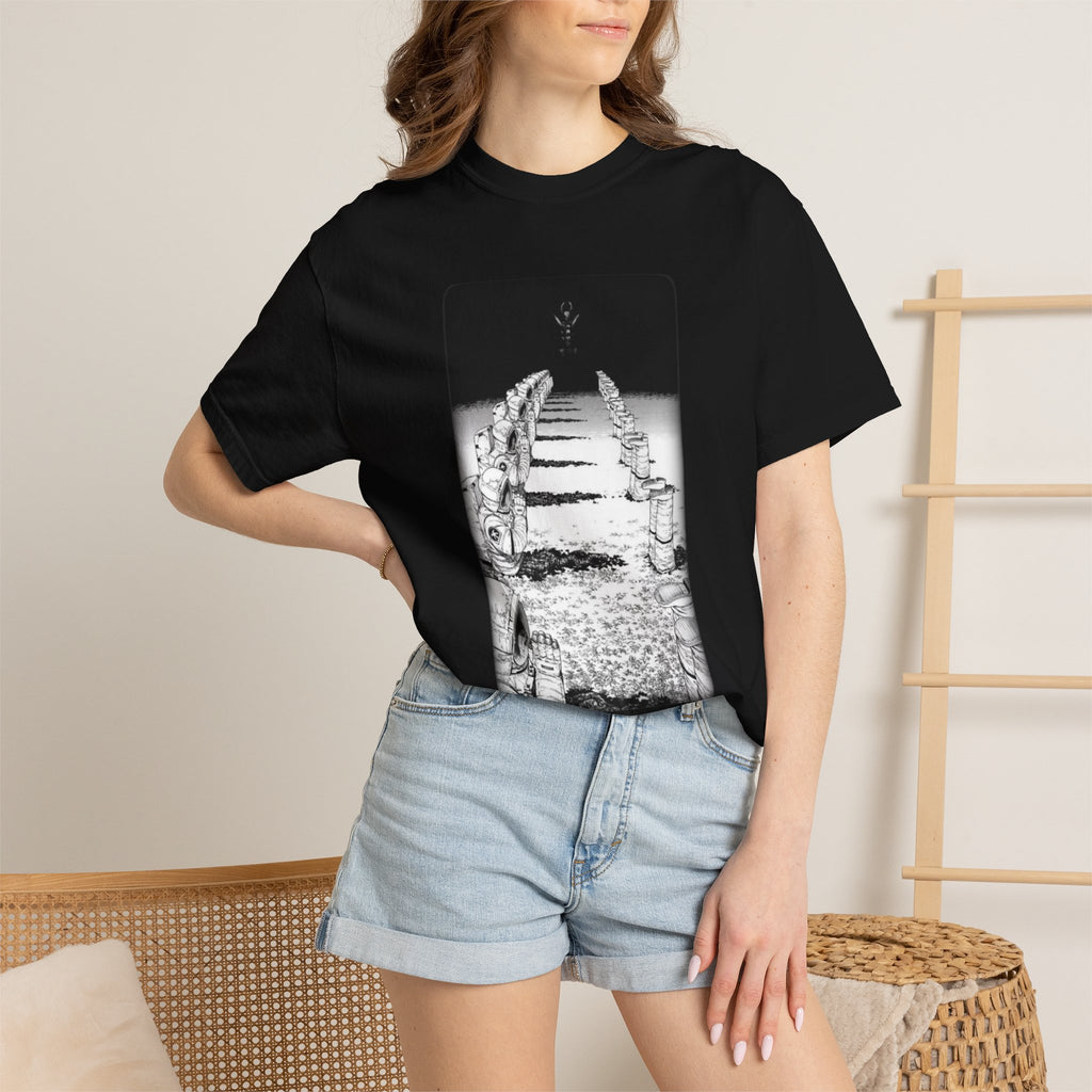 Chainsaw Man Darkness Devil T-Shirt | Black & White Manga Graphic Tee | Japanese Anime Streetwear