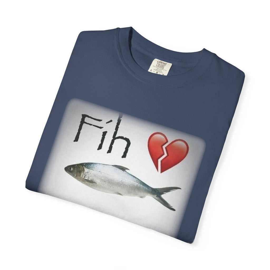 Fih Heart Break Call Meme Shirt | Funny Fish Pun Graphic T-Shirt