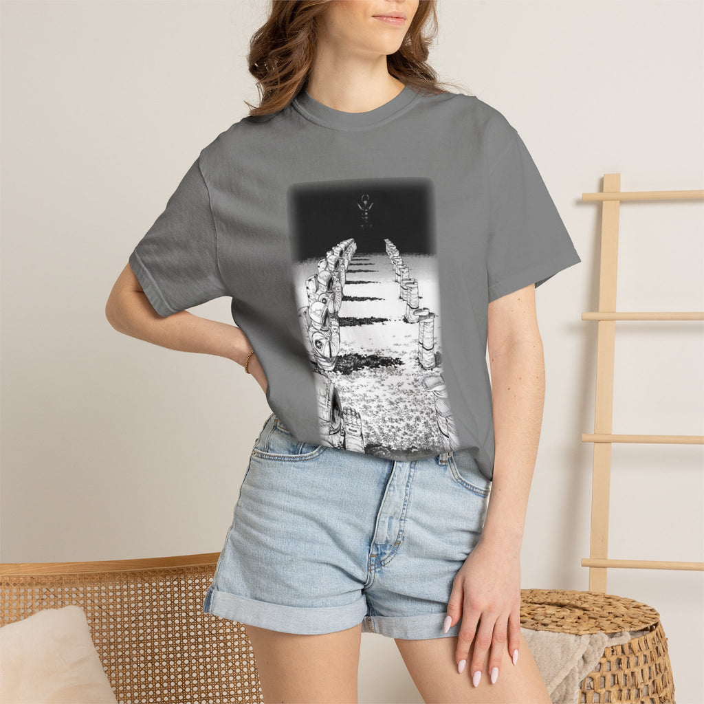 Chainsaw Man Darkness Devil T-Shirt | Black & White Manga Graphic Tee | Japanese Anime Streetwear