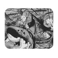 Chainsaw Man Shark Devil Mouse Pad | Black & White Manga Gaming Mousepad | Anime Desk Mat